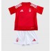 Nottingham Forest Chris Wood #11 Domáci Detský futbalový dres 2024-25 Krátky Rukáv (+ trenírky)